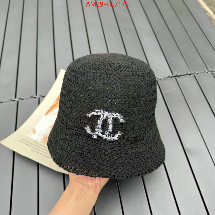 Cap (Hat)-Chanel,what's best ID: HE7175,$: 29USD