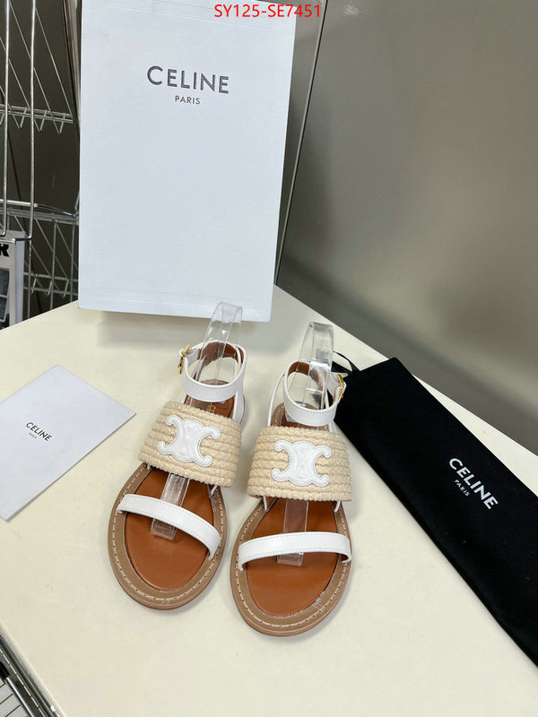 Women Shoes-CELINE,high quality ID: SE7451,$: 125USD