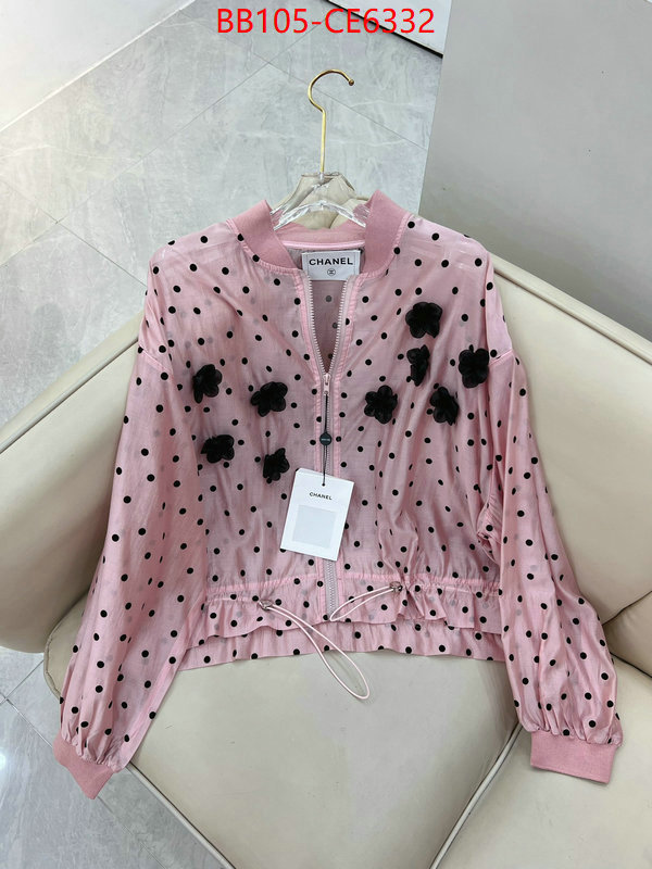 Clothing-Chanel,cheap wholesale ID: CE6332,$: 105USD