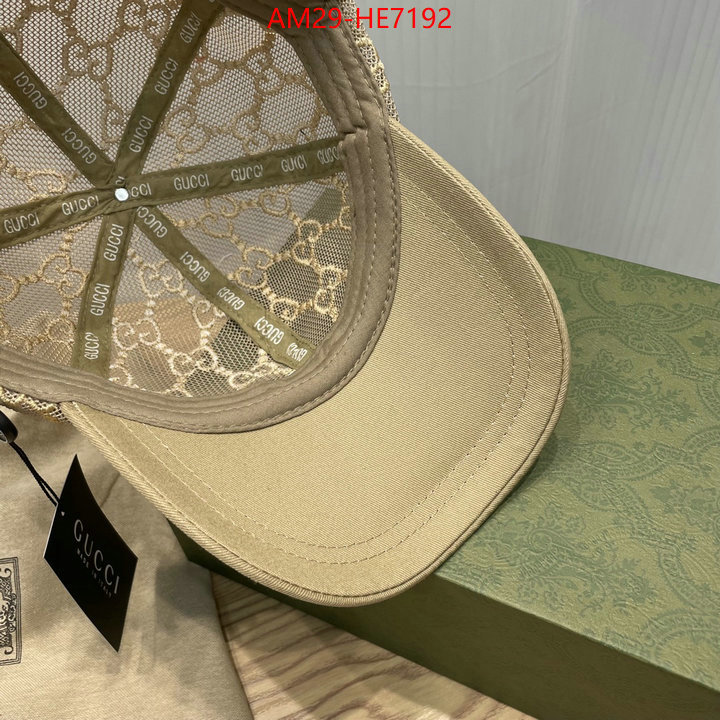 Cap (Hat)-Gucci,the best ID: HE7192,$: 29USD