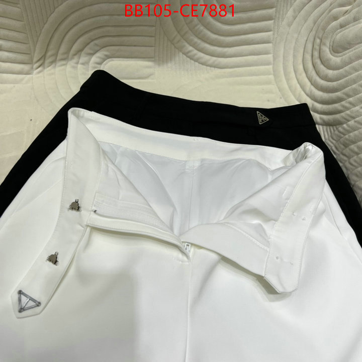 Clothing-Prada,the best designer ID: CE7881,$: 105USD