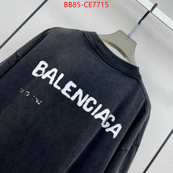 Clothing-Balenciaga,high quality aaaaa replica ID: CE7715,$: 85USD