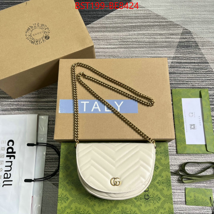 Gucci Bags(TOP)-Marmont,cheap ID: BE8424,$: 199USD