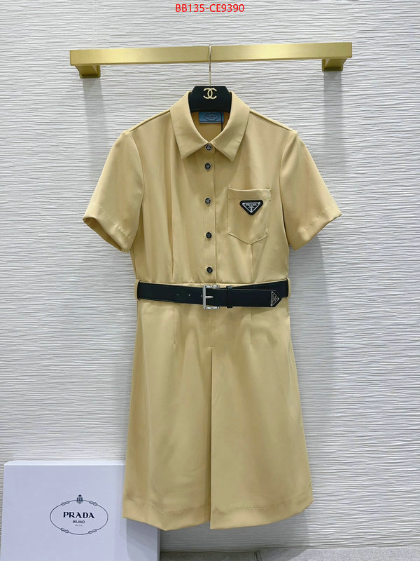 Clothing-Prada,practical and versatile replica designer ID: CE9390,$: 135USD