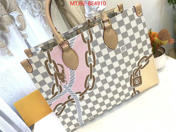 LV Bags(4A)-Handbag Collection-,buy best high-quality ID: BE4910,$: 92USD