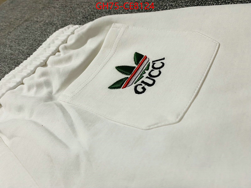 Clothing-Gucci,how to buy replcia ID: CE8124,$: 75USD