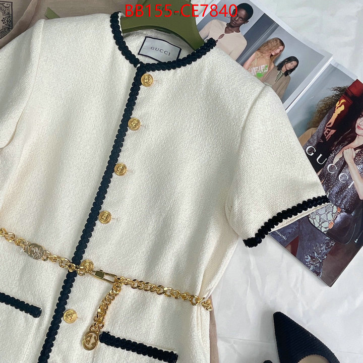 Clothing-Gucci,the quality replica ID: CE7840,$: 155USD