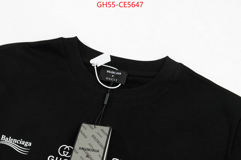 Clothing-Gucci,luxury 7 star replica ID: CE5647,$: 55USD