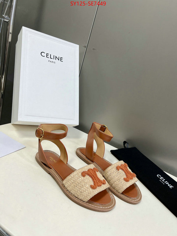 Women Shoes-CELINE,shop the best high authentic quality replica ID: SE7449,$: 125USD