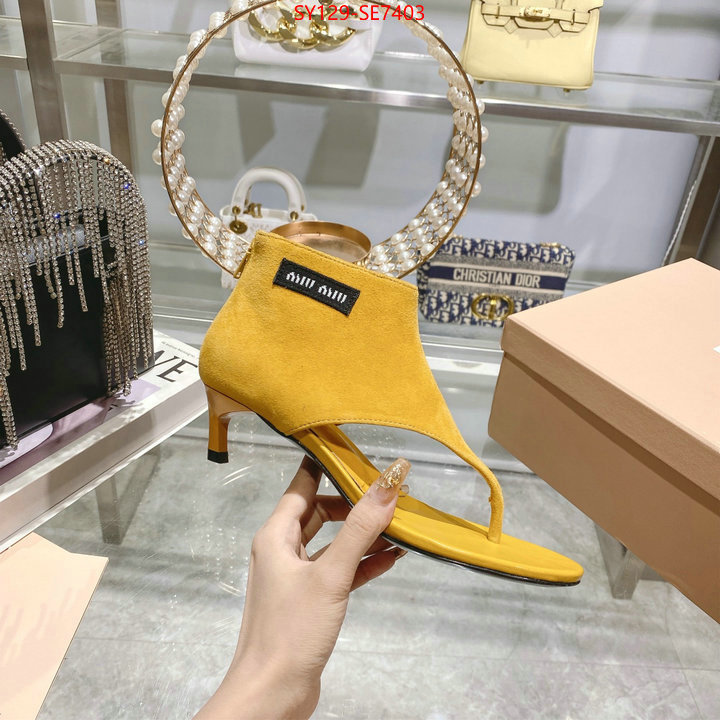 Women Shoes-Miu Miu,buy the best replica ID: SE7403,$: 129USD