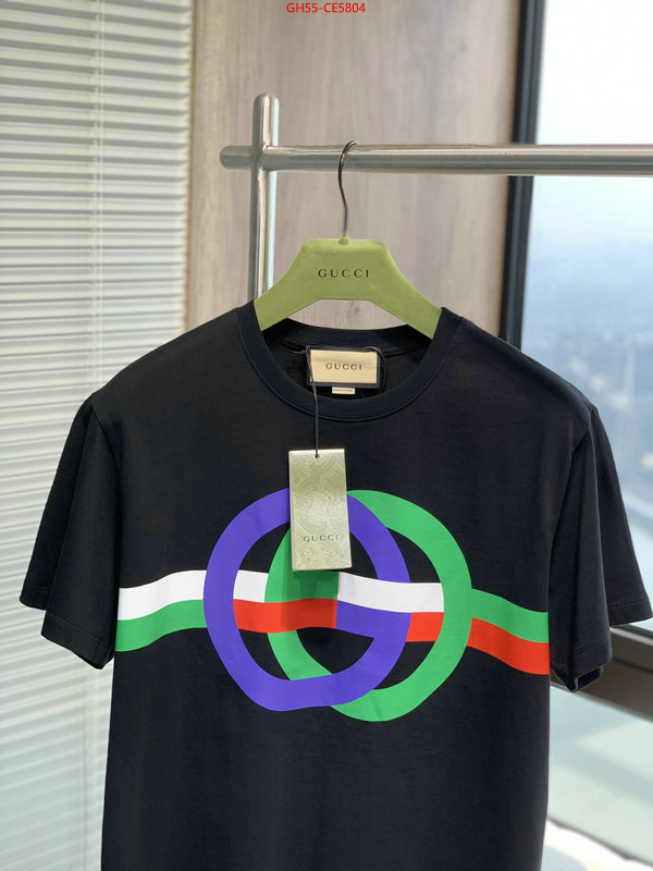 Clothing-Gucci,replica 2023 perfect luxury ID: CE5804,$: 55USD