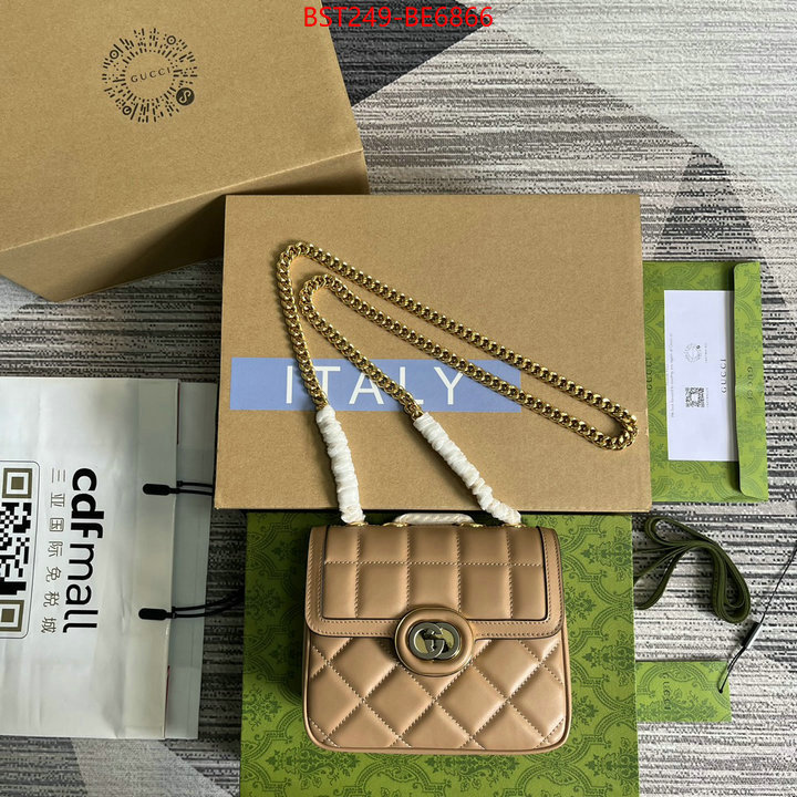 Gucci Bags(TOP)-Diagonal-,wholesale replica ID: BE6866,$: 249USD