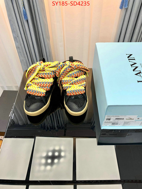 Men Shoes-LANVIN,mirror copy luxury ID: SD4235,$: 185USD