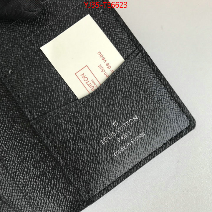 LV Bags(4A)-Wallet,perfect ID: TE6623,$: 35USD
