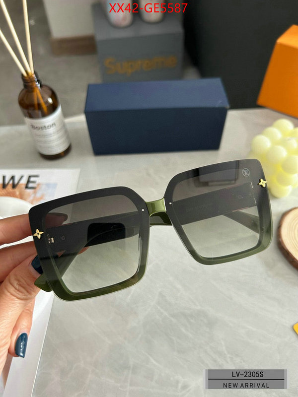 Glasses-LV,perfect replica ID: GE5587,$: 42USD