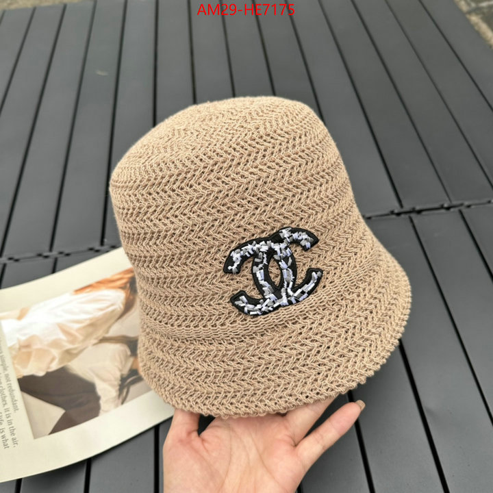 Cap (Hat)-Chanel,what's best ID: HE7175,$: 29USD