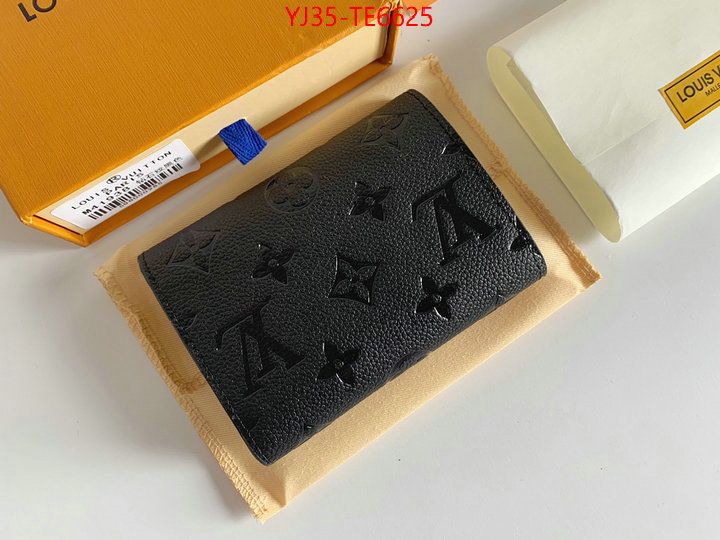 LV Bags(4A)-Wallet,highest quality replica ID: TE6625,$: 35USD