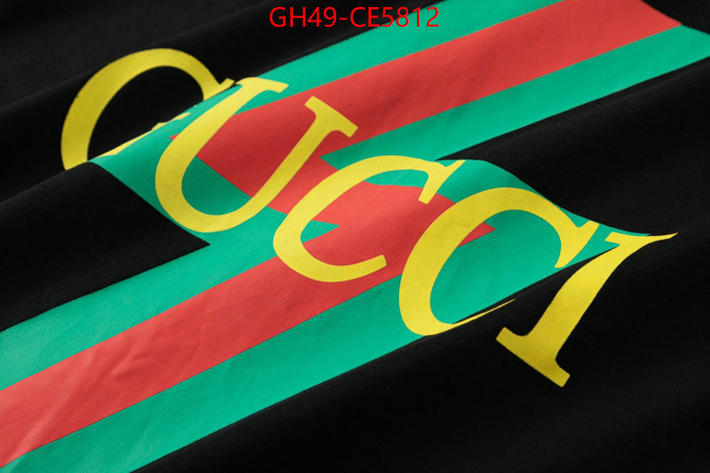 Clothing-Gucci,fashion replica ID: CE5812,$: 49USD