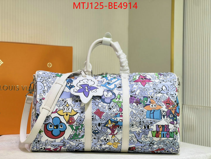 LV Bags(4A)-Keepall BandouliRe 45-50-,best site for replica ID: BE4914,$: 125USD