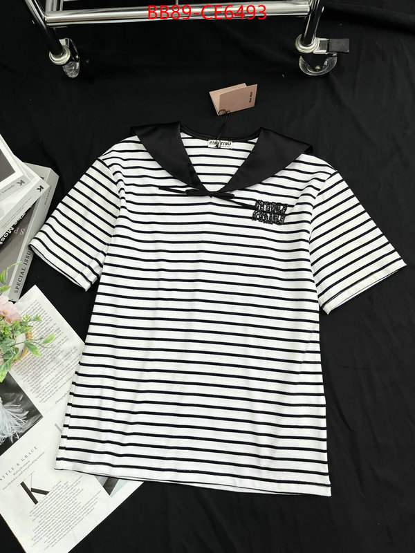 Clothing-MIU MIU,good quality replica ID: CE6493,$: 89USD