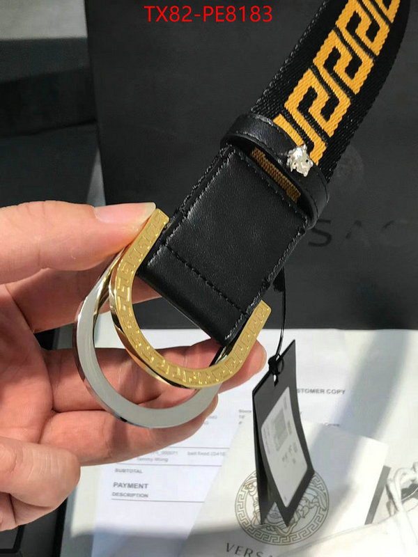 Belts-Versace,aaaaa+ replica designer ID: PE8183,$: 82USD