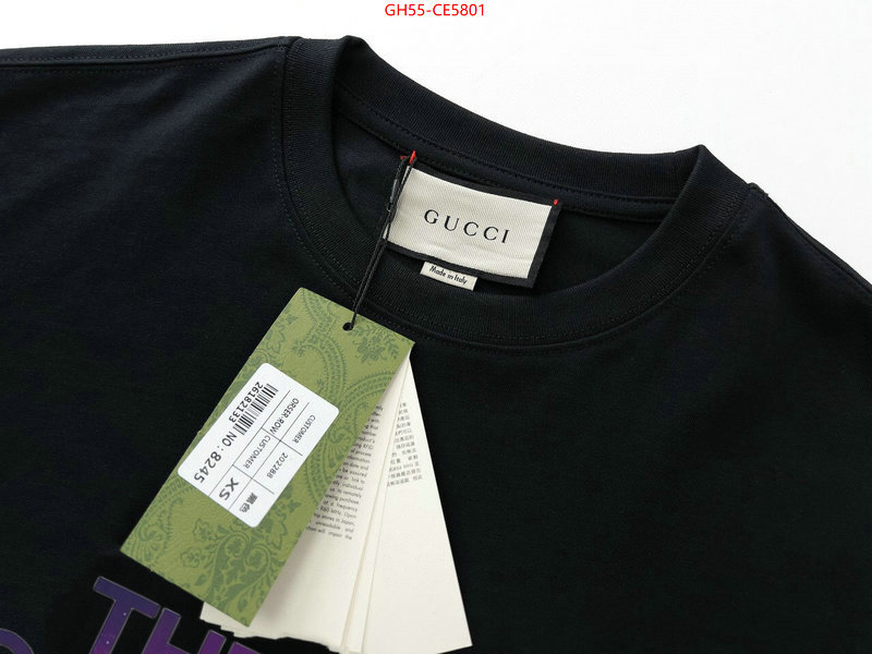 Clothing-Gucci,where can you buy replica ID: CE5801,$: 55USD