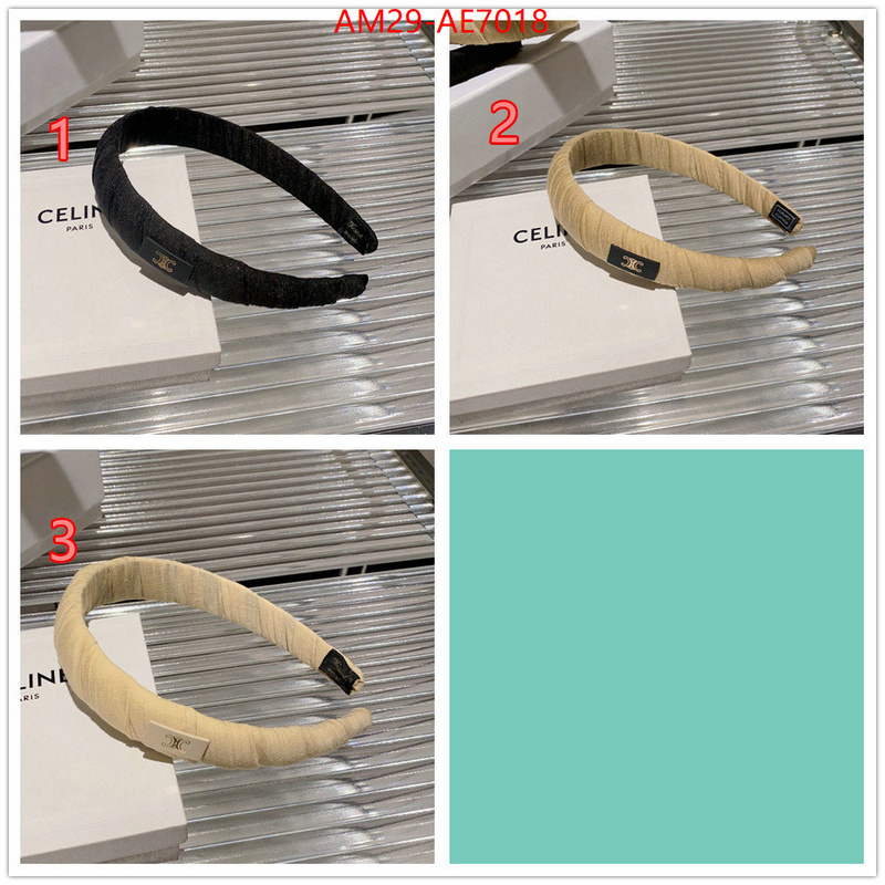 Hair band-Celine,how can i find replica ID: AE7018,$: 29USD