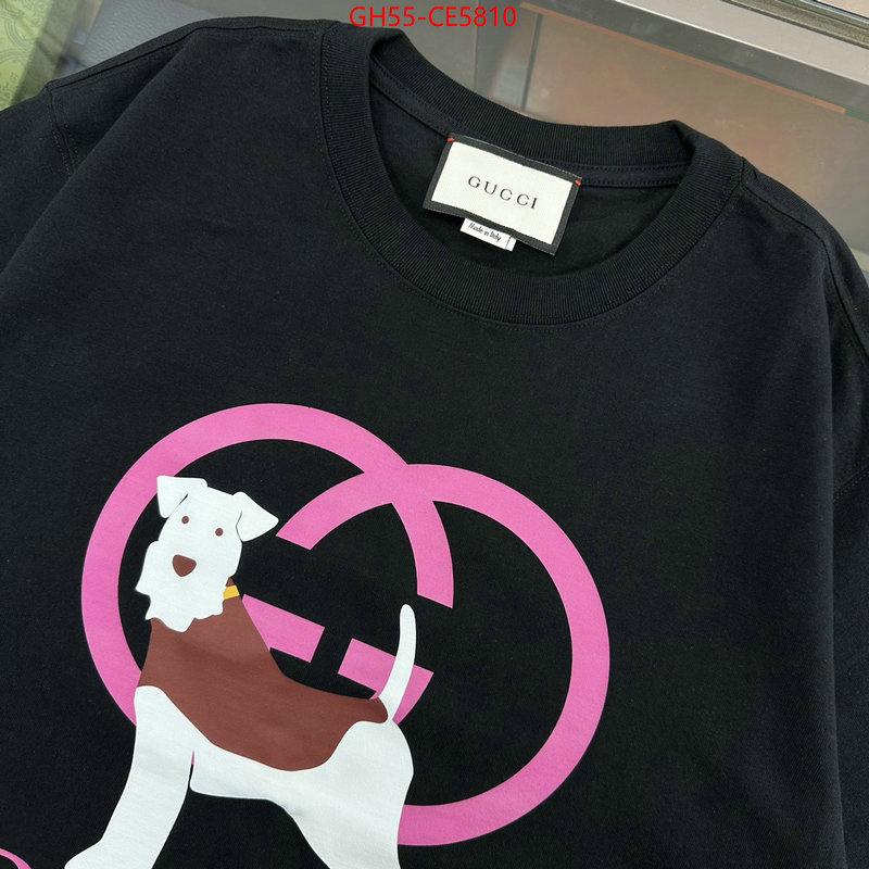 Clothing-Gucci,aaaaa quality replica ID: CE5810,$: 55USD