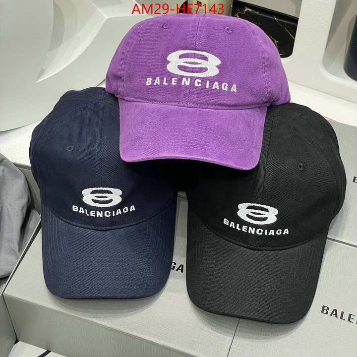 Cap (Hat)-Balenciaga,7 star quality designer replica ID: HE7143,$: 29USD