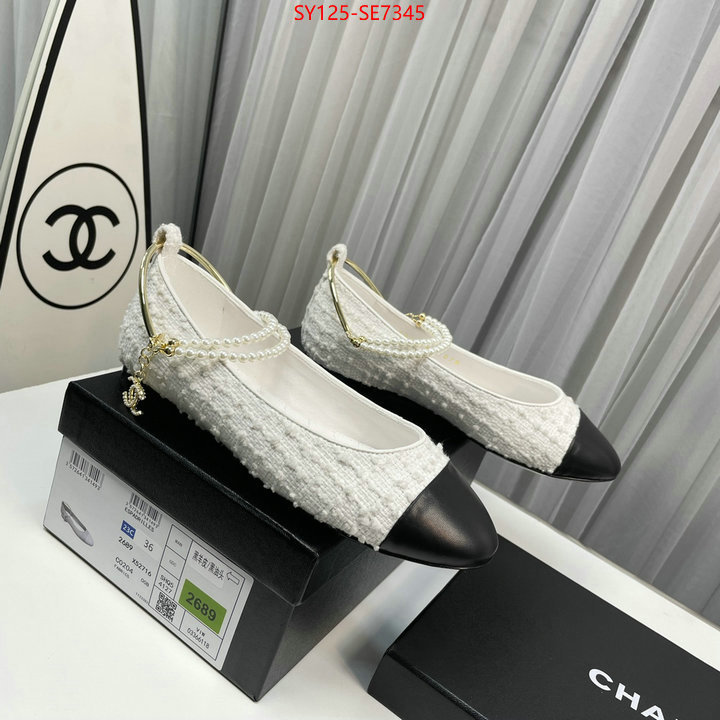 Women Shoes-Chanel,replica 1:1 ID: SE7345,$: 125USD