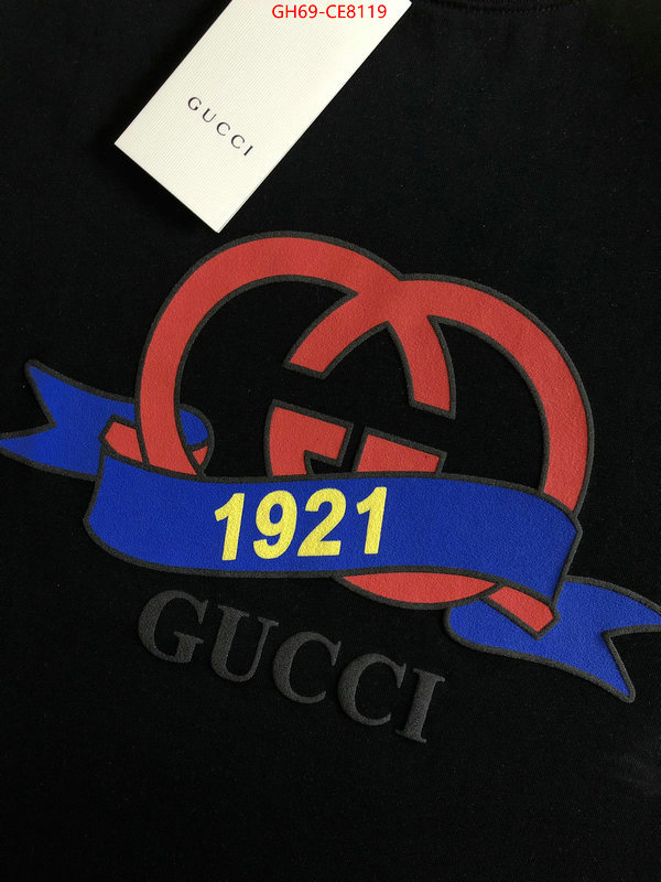 Clothing-Gucci,high quality ID: CE8119,$: 69USD