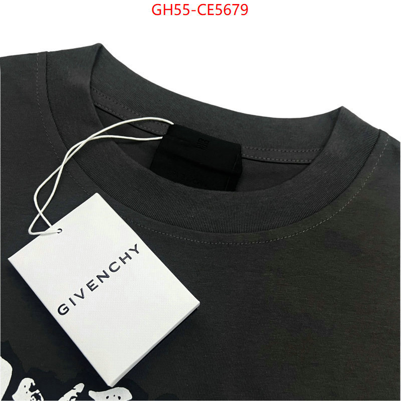 Clothing-Givenchy,luxury fashion replica designers ID: CE5679,$: 55USD