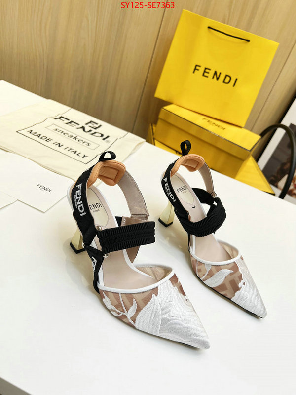 Women Shoes-Fendi,cheap high quality replica ID: SE7363,$: 125USD