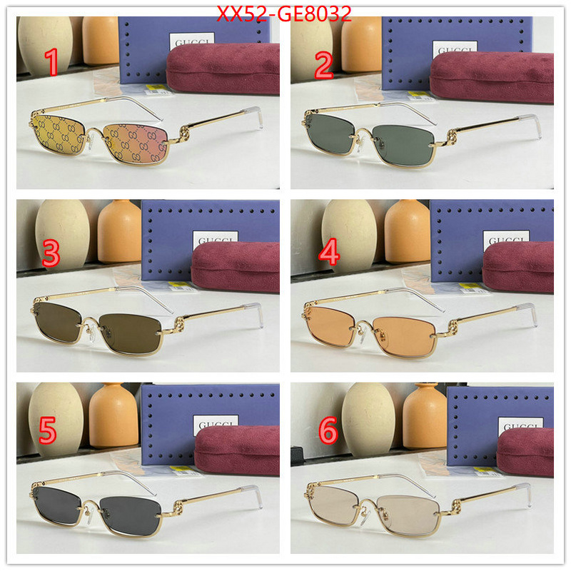 Glasses-Gucci,replica 2023 perfect luxury ID: GE8032,$: 52USD