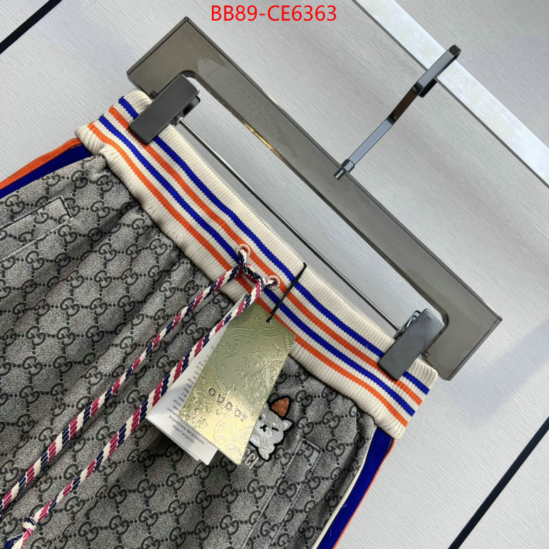 Clothing-Gucci,how to buy replica shop ID: CE6363,$: 89USD