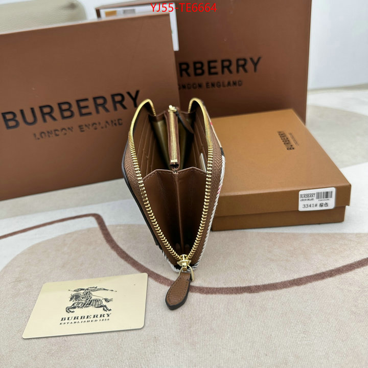 Burberry Bags(4A)-Wallet,aaaaa replica designer ID: TE6664,$: 55USD