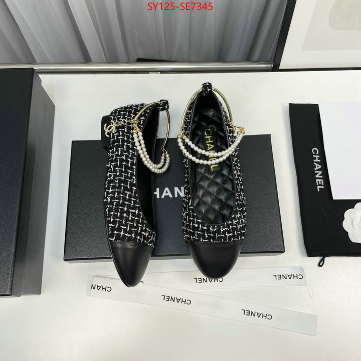 Women Shoes-Chanel,replica 1:1 ID: SE7345,$: 125USD