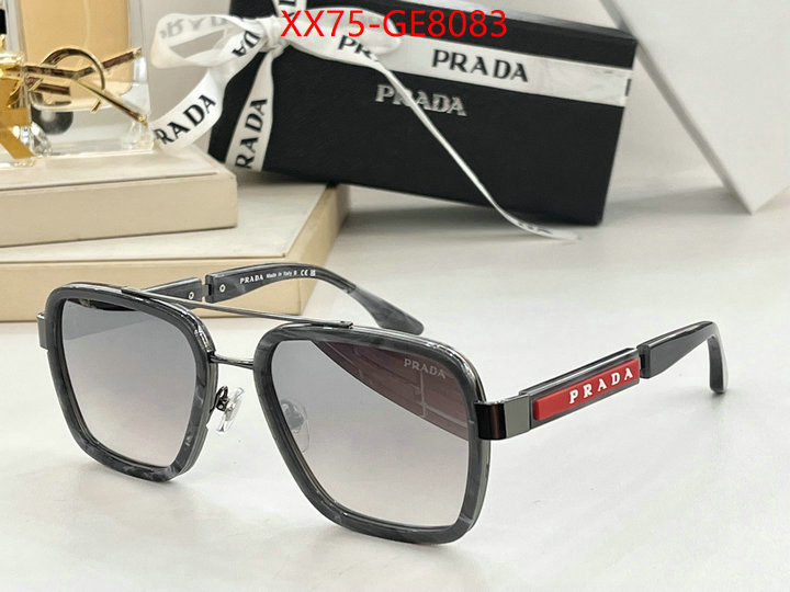 Glasses-Prada,replica 1:1 high quality ID: GE8083,$: 75USD