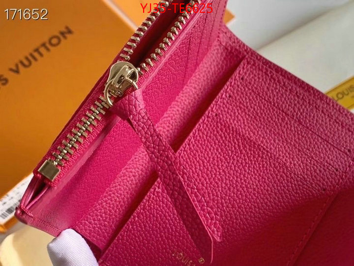 LV Bags(4A)-Wallet,highest quality replica ID: TE6625,$: 35USD