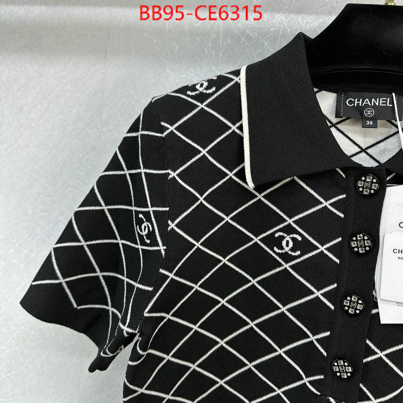 Clothing-Chanel,buy first copy replica ID: CE6315,$: 95USD