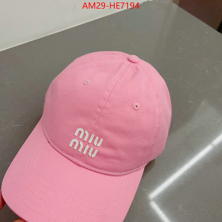 Cap (Hat)-Miu Miu,buy the best replica ID: HE7194,$: 29USD