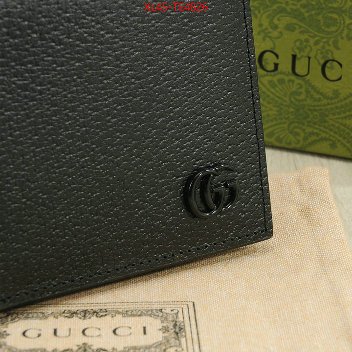 Gucci Bags(4A)-Wallet-,wholesale designer shop ID: TE4826,$: 45USD
