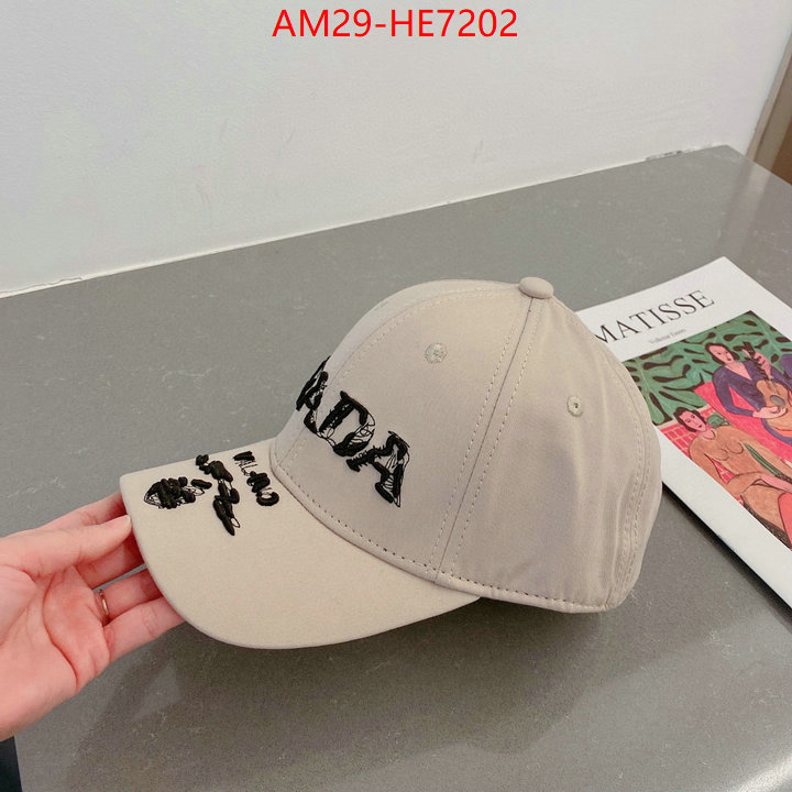 Cap (Hat)-Prada,designer ID: HE7202,$: 29USD