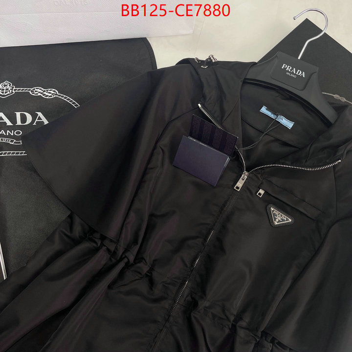 Clothing-Prada,where to buy replicas ID: CE7880,$: 125USD