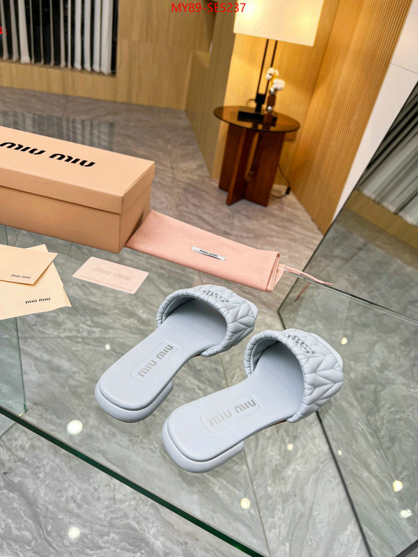 Women Shoes-Miu Miu,designer 7 star replica ID: SE5237,$: 89USD