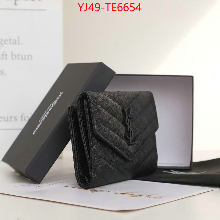 YSL Bag(4A)-Wallet-,only sell high-quality ID: TE6654,$: 49USD