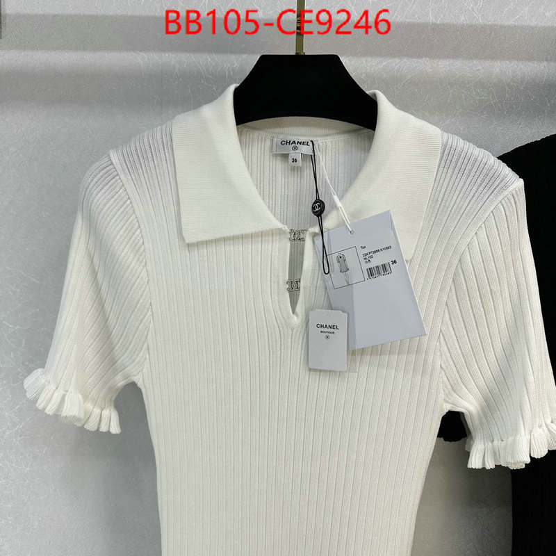 Clothing-Chanel,how to start selling replica ID: CE9246,$: 105USD