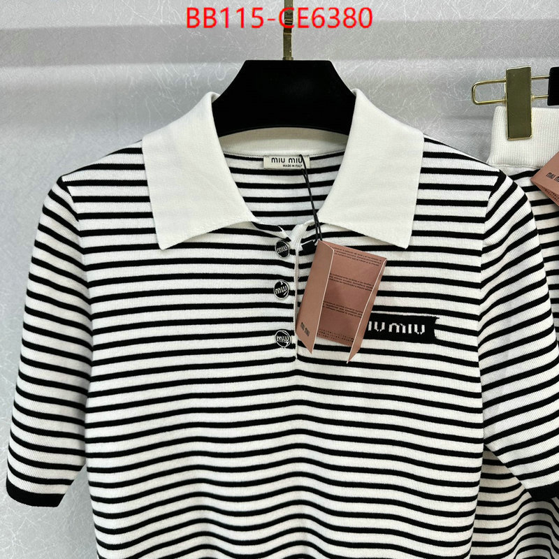 Clothing-MIU MIU,shop the best high authentic quality replica ID: CE6380,$: 115USD