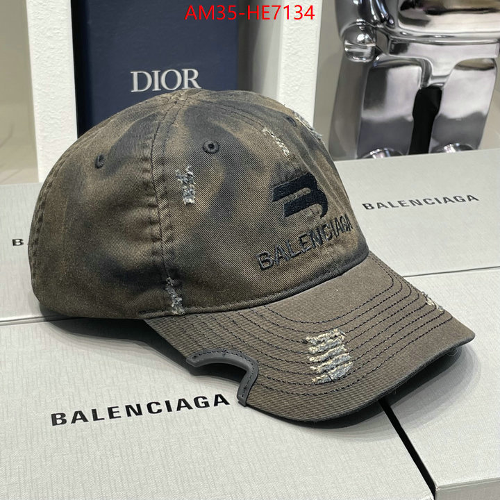 Cap (Hat)-Balenciaga,replcia cheap from china ID: HE7134,$: 35USD