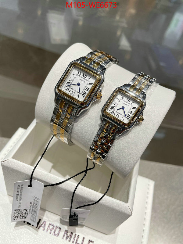 Watch(4A)-Cartier,fashion ID: WE6673,$: 105USD